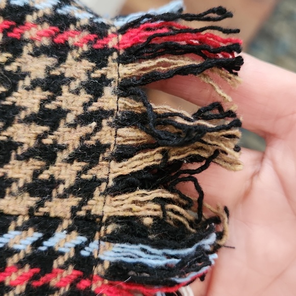 HYFVE Plaid Fringe Hem Mini Skirt - Picture 5 of 8